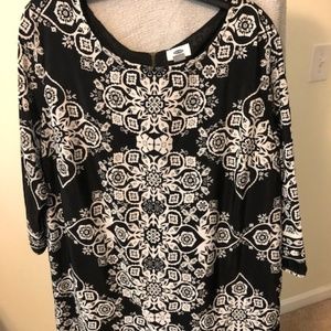 Black and White Old Navy Dress - Size XL